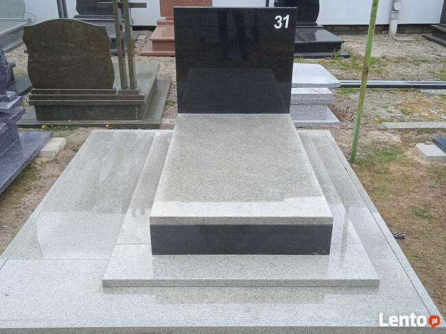 Nagrobki, pomniki granitowe od 4.000 zł z napisem + montaż