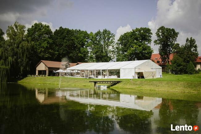 Wynajem hal, namiotów transparentnych na eventy, bankiety in