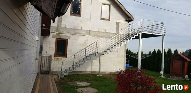 Tarasy i schody na konstrukcji stalowej