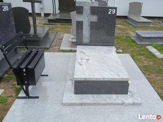 Nagrobki, pomniki granitowe od 4.000 zł z napisem + montaż