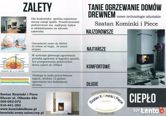 Eko kominki, piece rakietowe, nowoczesne kominki