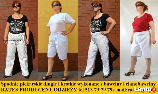 Fartuchy robocze damskie Firmy RATES