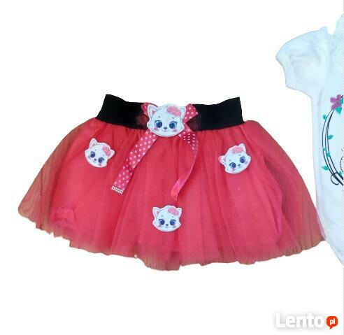 Komplet niem ze spódniczką i opaską r: 68,74,80,86