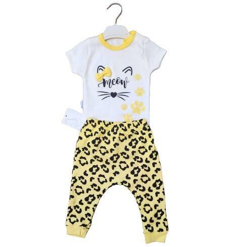 Komplet niemow z krótkim rękawem r: 3M,6M,9M,12M