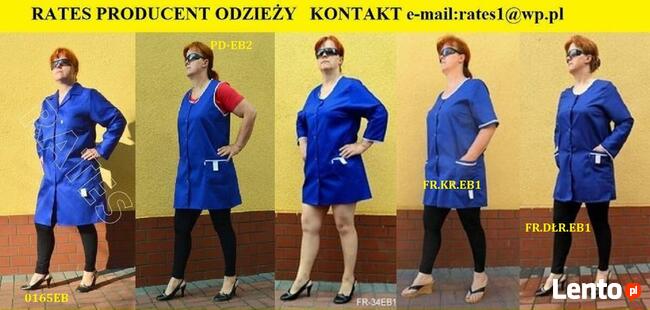 Fartuchy robocze damskie Firmy RATES