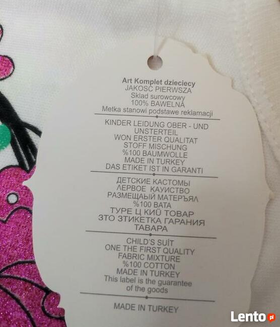 Komplet niem ze spódniczką i opaską r: 68,74,80,86