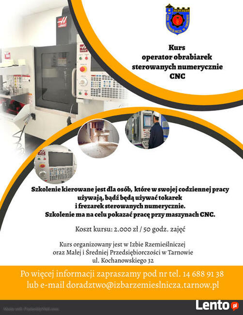 Kurs operator CNC