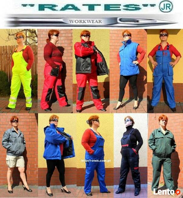 Fartuchy robocze damskie Firmy RATES