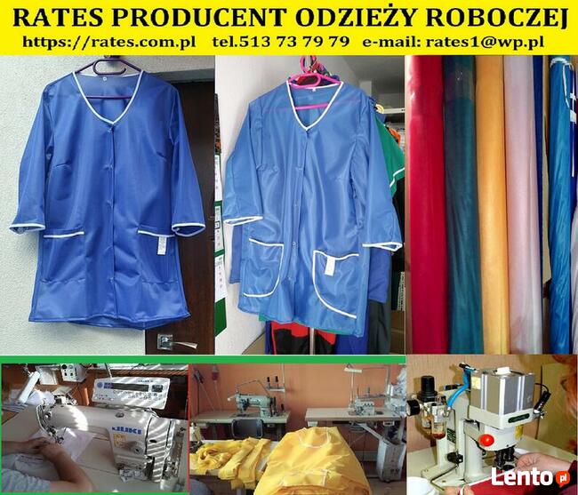 Fartuchy robocze damskie Firmy RATES