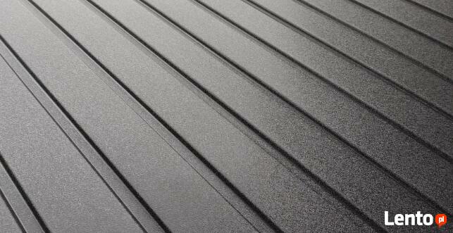 PODBITKA stalowa trapez T7 T8 T6 RAL 9005 CZARNY MAT