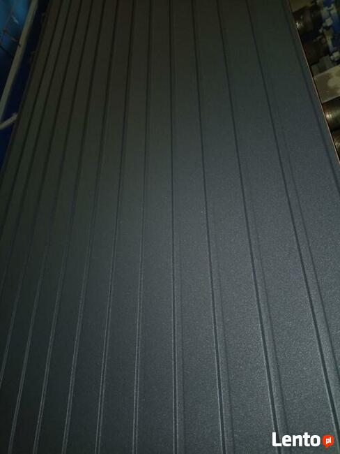 PODBITKA stalowa trapez T7 T8 T6 RAL 7016 ANTRACYT MAT