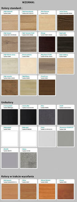 Reprezentacyjna lada recepcyjna R42 na wymiar różne kolory