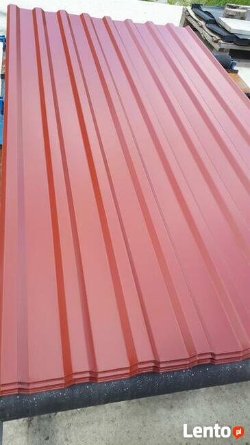 Blacha TRAPEZOWA Trapez T18 Wiśniowa Połysk RAL 3009