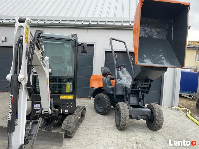 Usługi minikoparka, młot wyburzeniowy wiertnica Wozidło