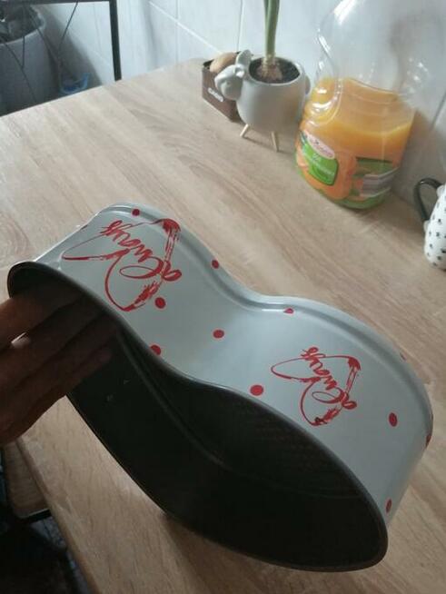 Serce 22 cm - Tortownica Z Wyjmowanym Dnem Stalowa Polecam