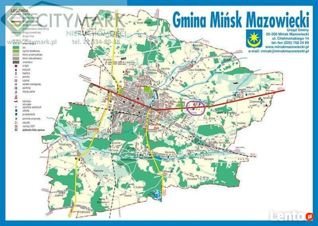 Działka budowlana Nowe Osiny gm. Mińsk Mazowiecki