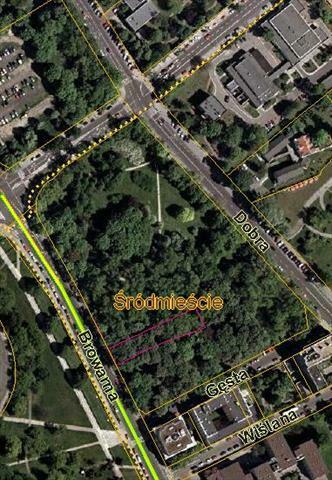 Działka budowlana Warszawa Śródmieście, Powiśle