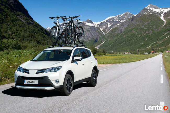 BAGAŻNIK NA ROWERY, UCHWYT ROWEROWY NA DACH AGURI ACUDA III
