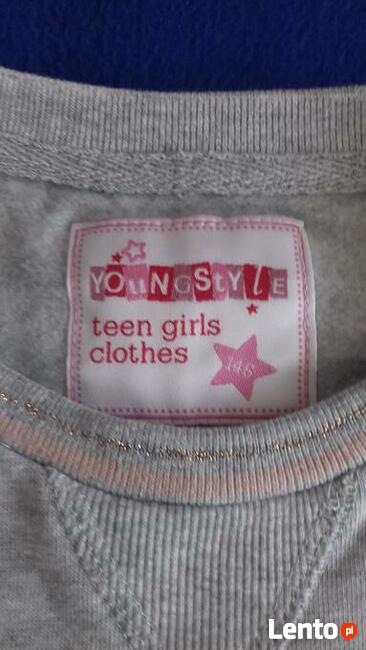 Bluza popielata, rozm. 146, nowa, do sprzedania