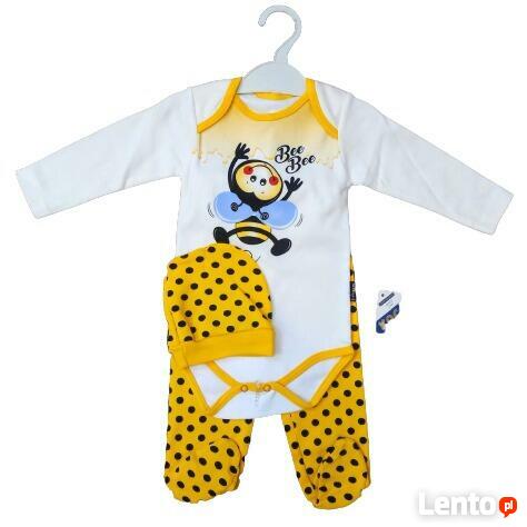 Zestaw niemowlęcy Pszczółka Bee Be r: 62 i 68 nowe