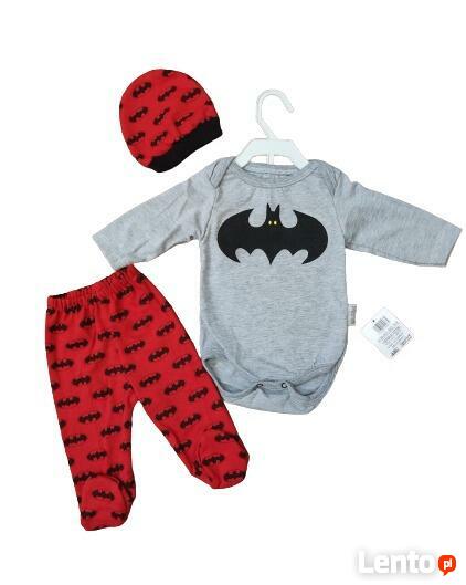 Komplet niemowlęcy Batman r: 68
