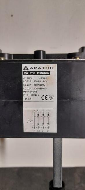 Rozłącznik 3P 250A RA-250 P3N/RiN (APATOR)