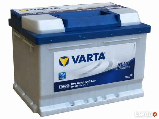 Akumulator VARTA BLUE D59 BOSCH 60Ah/540A