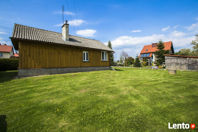 Dom drewniany z lat 60-tych, Olimpów w gm. Iwierzyce.