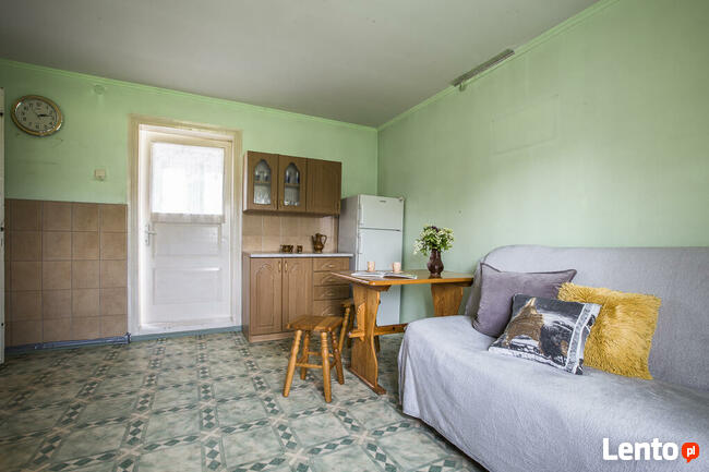 Dom drewniany z lat 60-tych, Olimpów w gm. Iwierzyce.