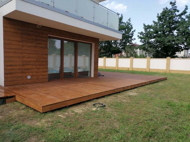 Tarasy z drewna, tarasy drewniane, pergole, drewutnie