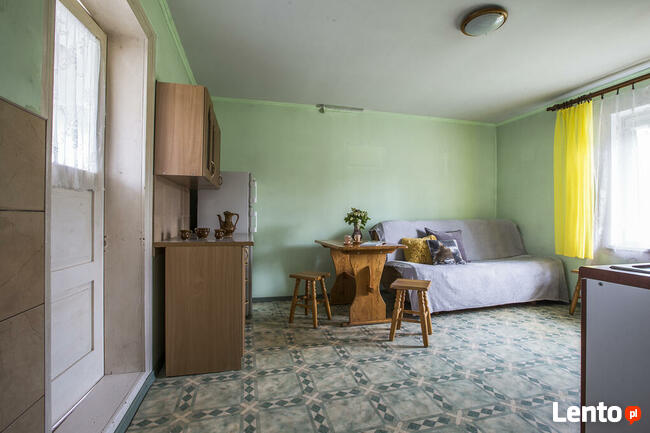 Dom drewniany z lat 60-tych, Olimpów w gm. Iwierzyce.