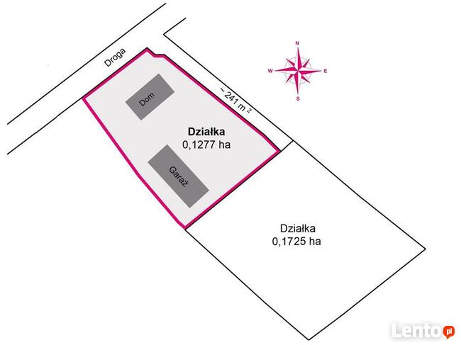 Dom drewniany z lat 60-tych, Olimpów w gm. Iwierzyce.