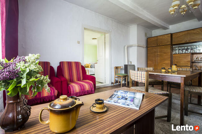 Dom drewniany z lat 60-tych, Olimpów w gm. Iwierzyce.