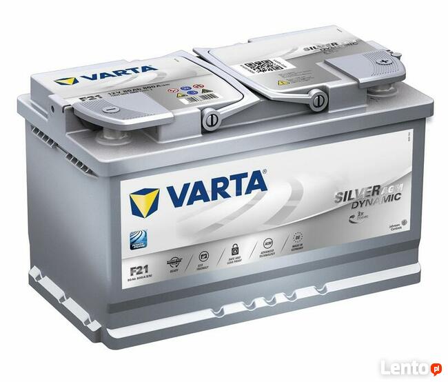 Akumulator Varta Silver Dynamic Agm F21 80Ah/800A