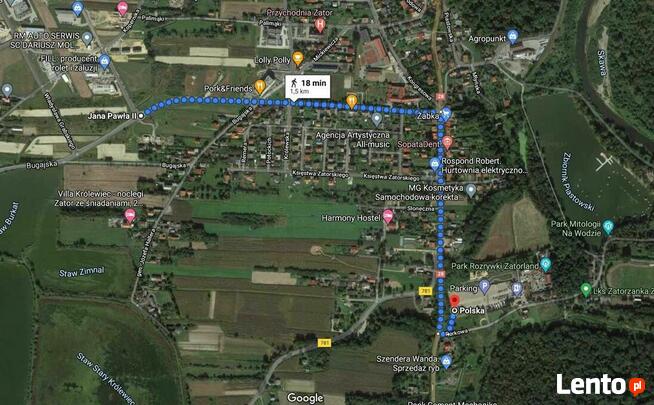 Noclegi Zator CENTRUM ! Pokój dla 3 lub 4 osób.