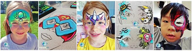 Malowanie twarzy i ciała - strefa FACE&BODY ART