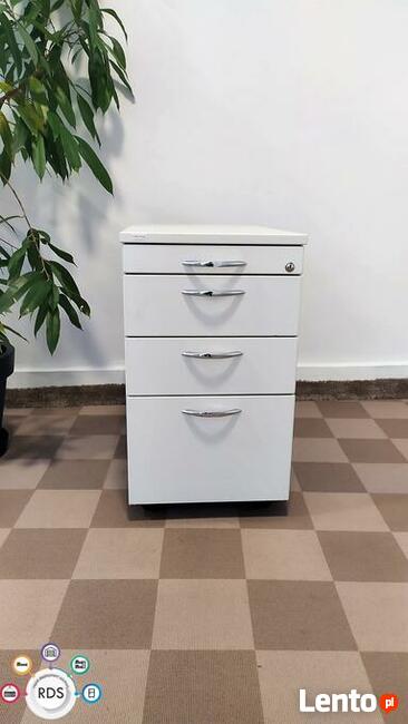 Kontenerek biurkowy Szafka nocna zamykana na kluczyk SOLIDNA