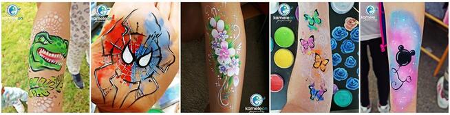 Malowanie twarzy i ciała - strefa FACE&BODY ART