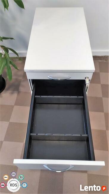 Kontenerek biurkowy Szafka nocna zamykana na kluczyk SOLIDNA