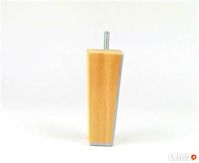 Nóżka drewniana do mebli trapez, L14