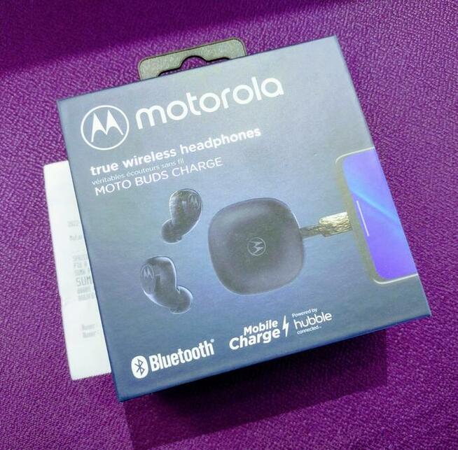 Nowe słuchawki Motorola Buds Charge plus paragon i gwarancja