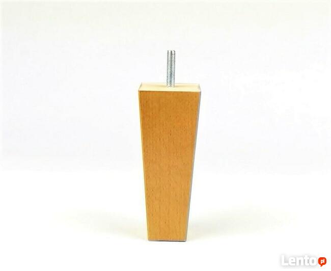 Nóżka drewniana do mebli trapez, L14