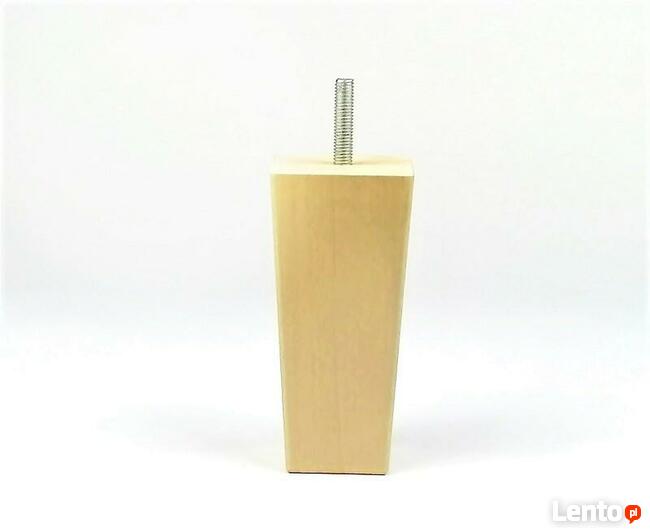 Nóżka drewniana do mebli ze śrubą, L12