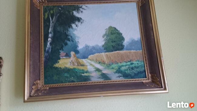 Sprzedam lub wypożyczę obrazy olejne w pięknych ramach