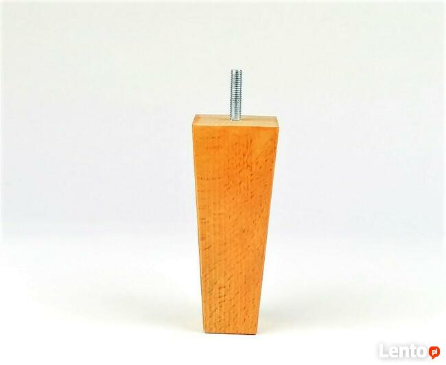 Nóżka drewniana do mebli trapez, L14