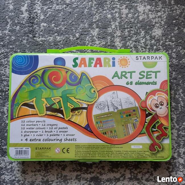 Zestaw artystyczny Safari Starpak, 68 elementów