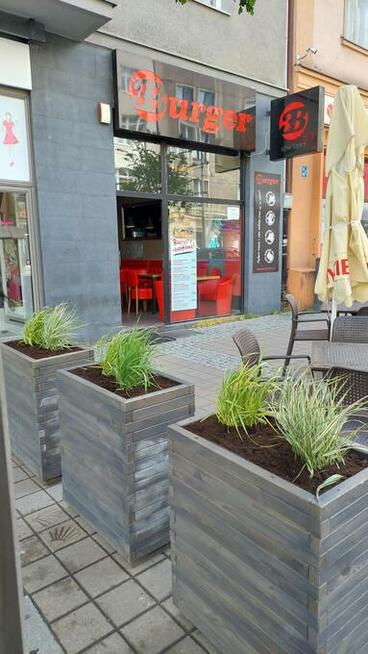 Donice drewniane z kantówki 90x40x30cm, na wymiar