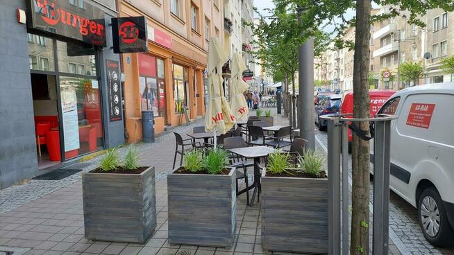 Donice drewniane z kantówki 90x40x30cm, na wymiar