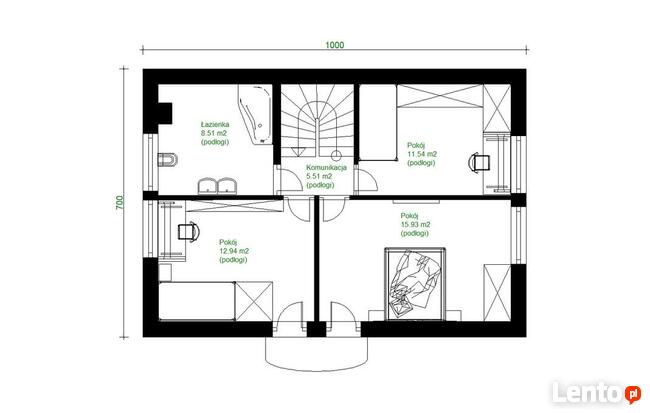 PL 2 dom na zgłoszenie 70 m Polski ład