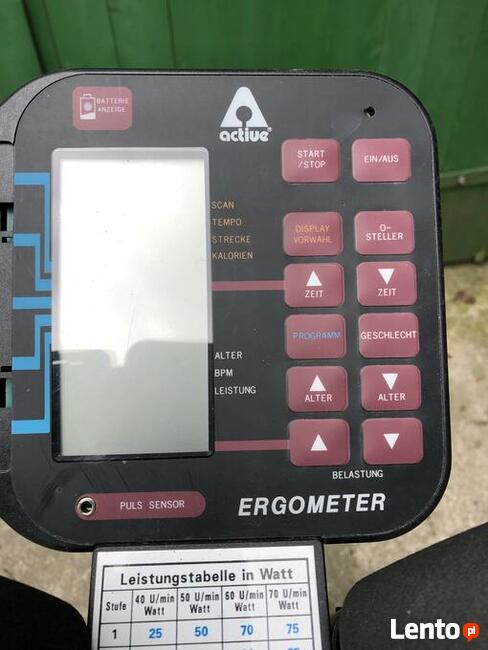 Rower stacjonarny rehabilitacyjny